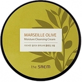 Увлажняющий и очищающий крем с маслом оливы The Saem Marseille Olive Moisture Cleansing Cream